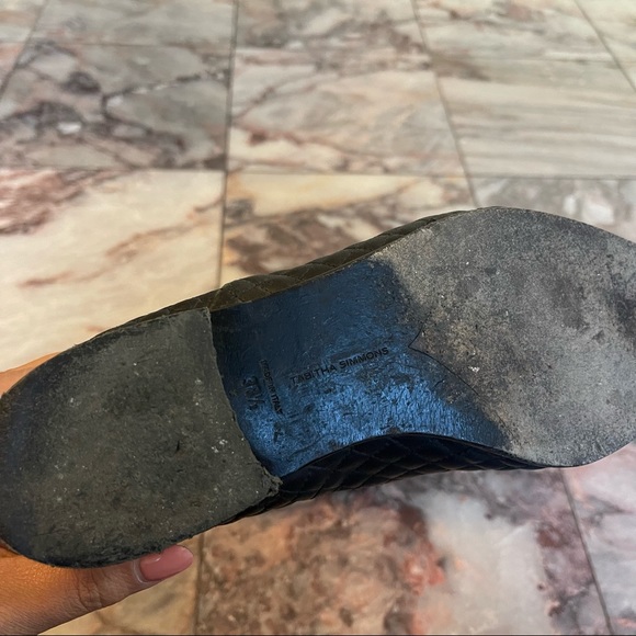 Tabitha Simmons Early Quilted Leather Ankle Boots Size 38.5 - Picture 12 of 12